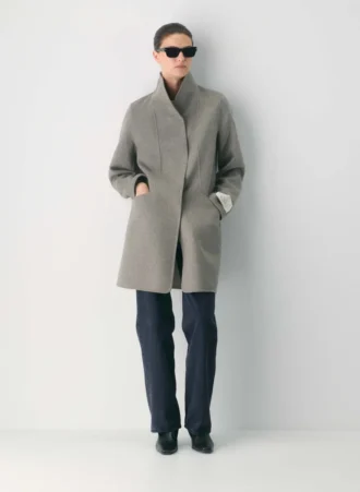 Abrigo Cocoon de doble cara – Luxe (Re)Wool