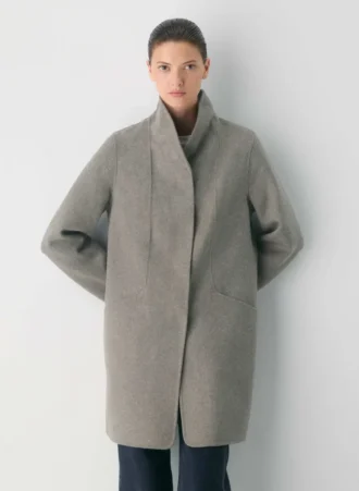 Abrigo Cocoon de doble cara – Luxe (Re)Wool