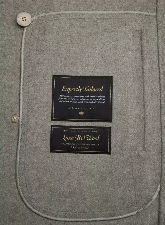 Abrigo doble cara Mezzanine – Luxe (Re)Wool Abrigo doble cara Mezzanine – Luxe (Re)Wool