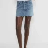 AGOLDE Minifalda con cintura en V