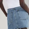 AGOLDE Minifalda con cintura en V