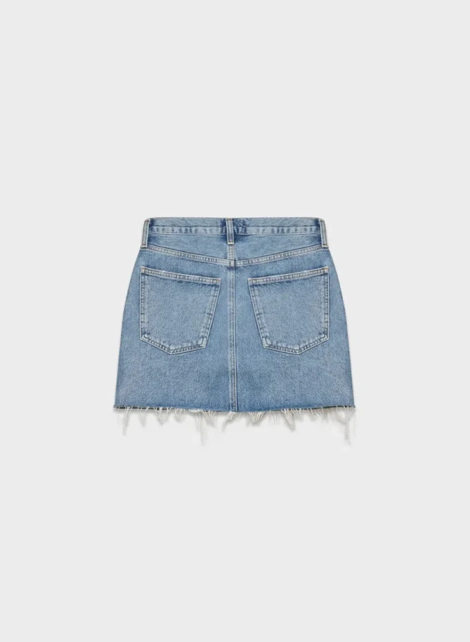 AGOLDE Minifalda con cintura en V