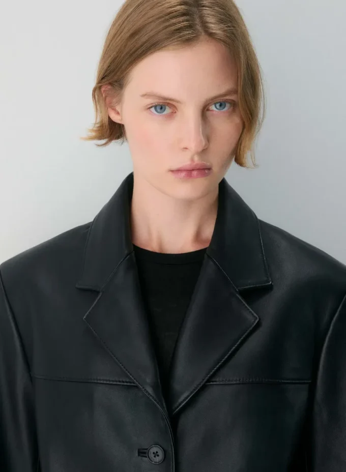 Blazer de cuero Prima