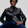 Blazer de cuero Prima