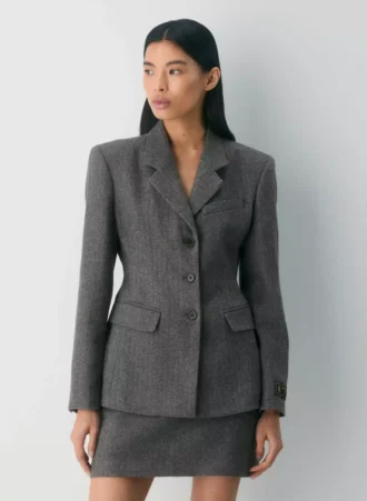 Blazer destacado – Lana de precisión