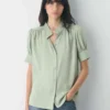 Blusa de manga corta Delphine