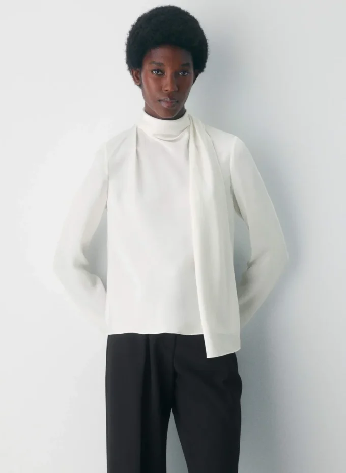 Blusa de satén Macintosh Blusa de satén Macintosh