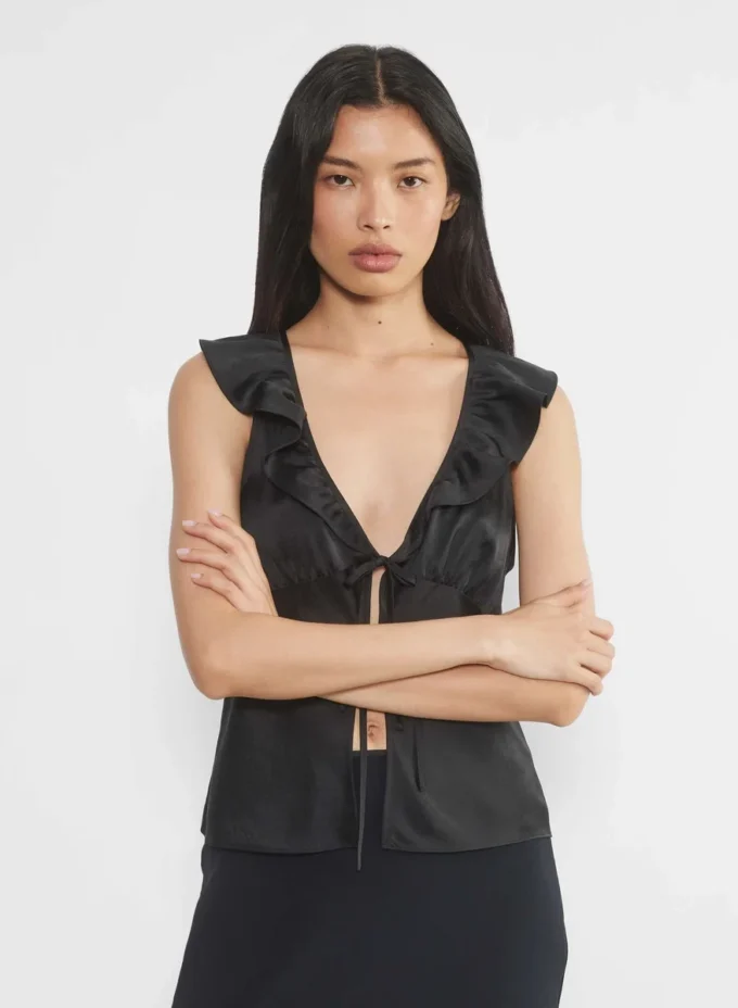 Blusa de satén Tonka Blusa de satén Tonka