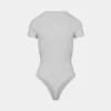 Body de cuello redondo con costuras elásticas HomeStretch™ Body de cuello redondo con costuras elásticas HomeStretch™