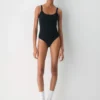 Body de cuello redondo con ribete HomeStretch™ Body de cuello redondo con ribete HomeStretch™