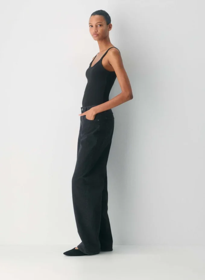Body de cuello redondo con ribete HomeStretch™ Body de cuello redondo con ribete HomeStretch™