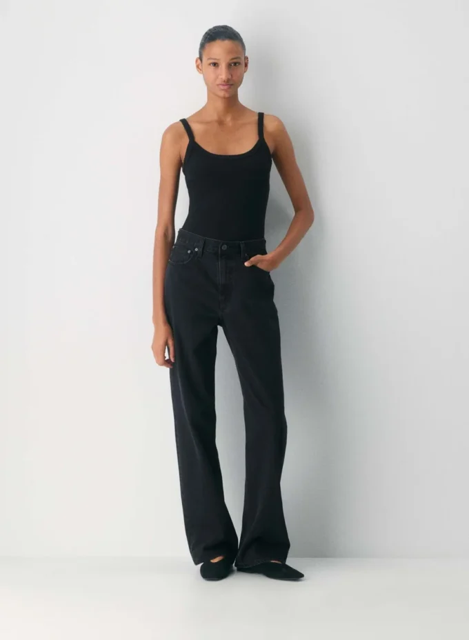 Body de cuello redondo con ribete HomeStretch™ Body de cuello redondo con ribete HomeStretch™
