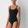 Body de cuello redondo con ribete HomeStretch™ Body de cuello redondo con ribete HomeStretch™