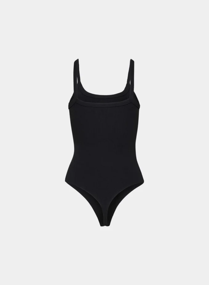 Body de cuello redondo con ribete HomeStretch™ Body de cuello redondo con ribete HomeStretch™
