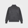 Brushed Cashmere Cuello alto holgado