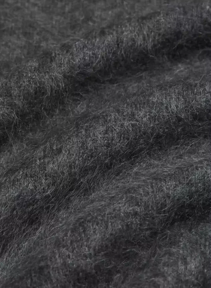Brushed Cashmere Cuello alto holgado