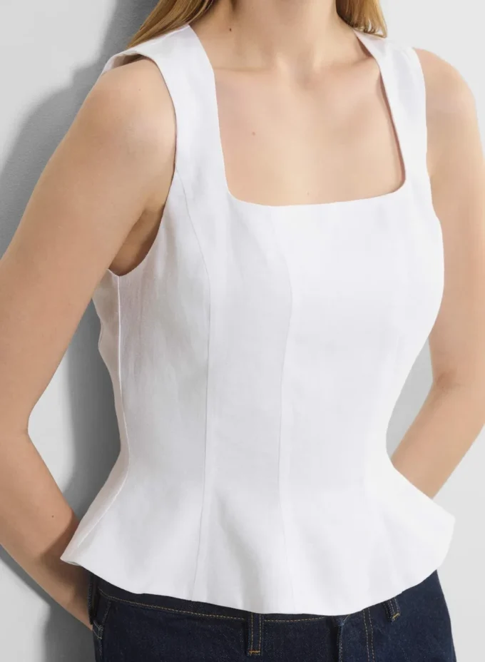 Bustier de lino Rhodora