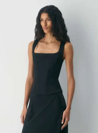 Bustier de satén Caprice