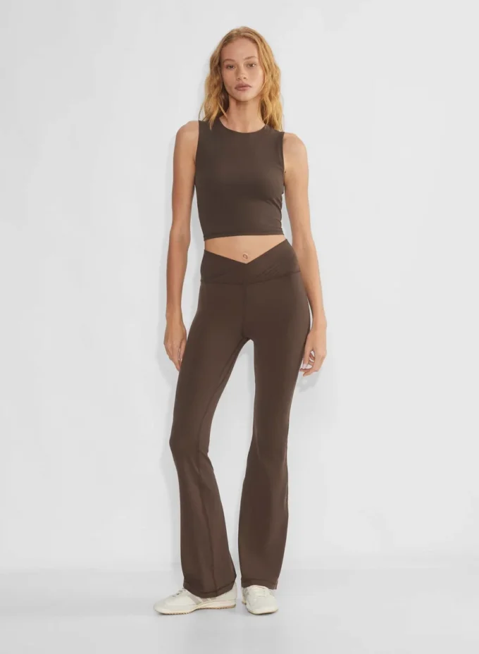 BUTTER Crossover Hi-Rise Flare 32” Legging