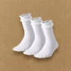 Calcetines Petal Crew, paquete de 3