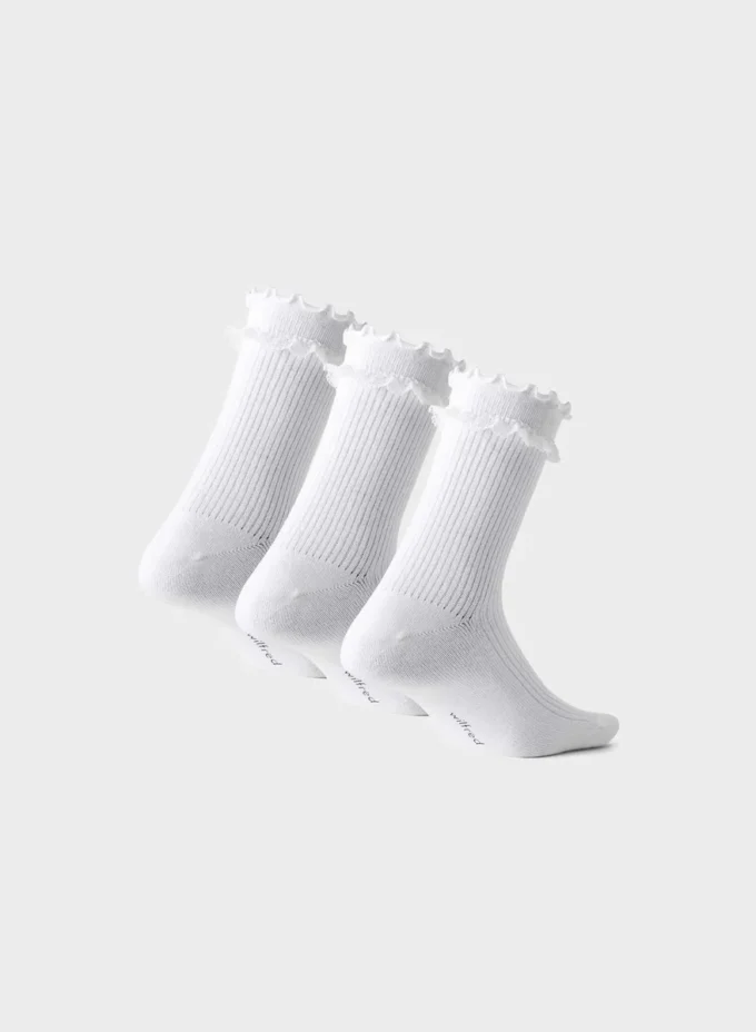 Calcetines Petal Crew, paquete de 3