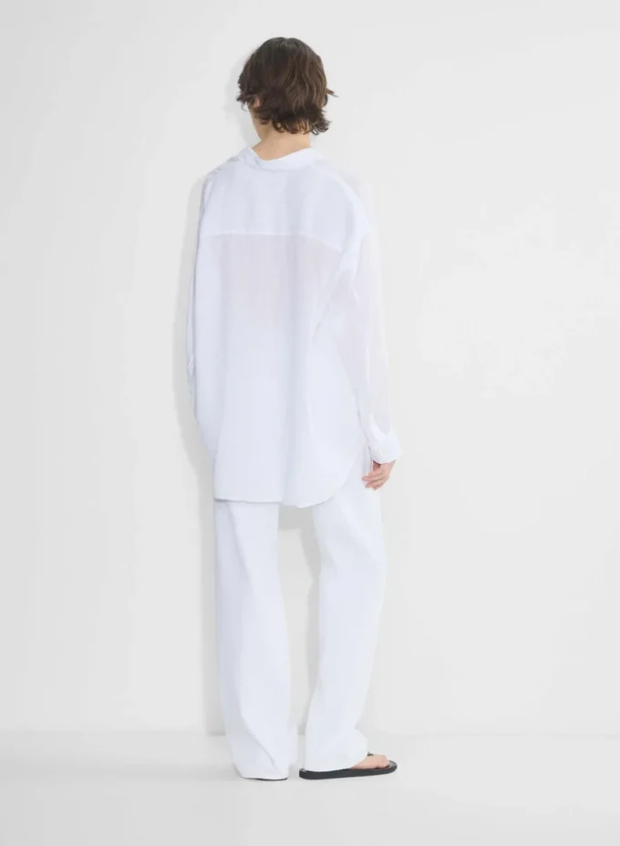 Camisa de lino relajada