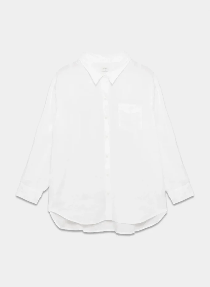 Camisa de lino relajada