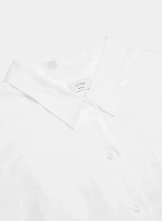 Camisa de lino relajada