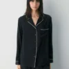 Camisa de pijama de seda Nightside