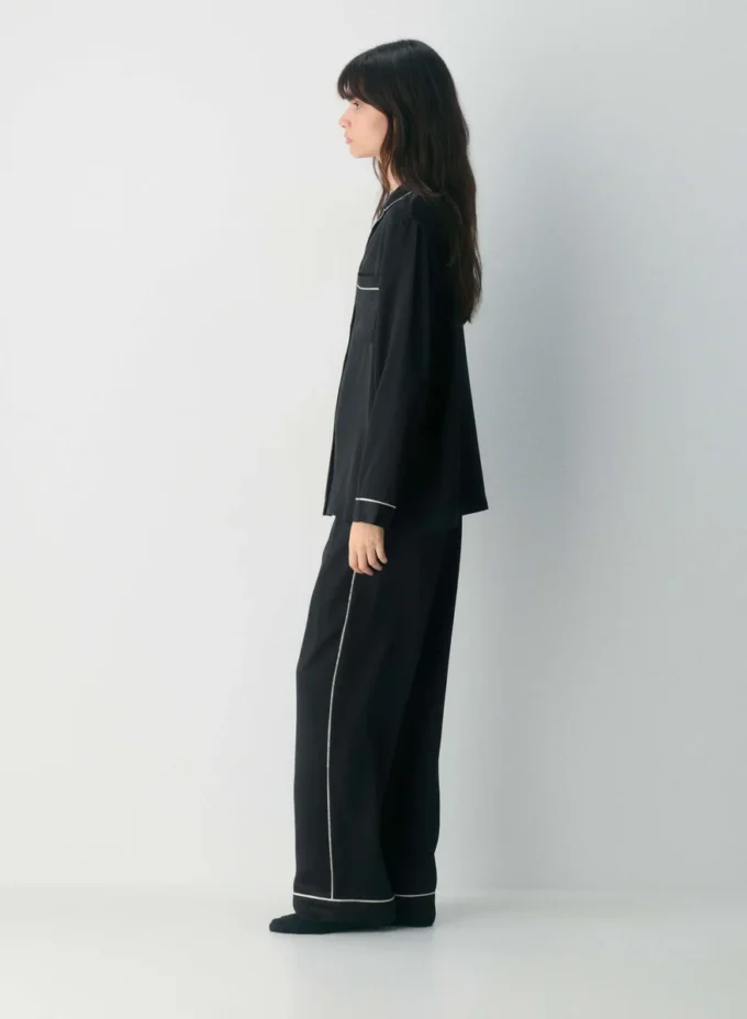 Camisa de pijama de seda Nightside