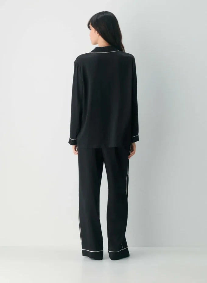 Camisa de pijama de seda Nightside