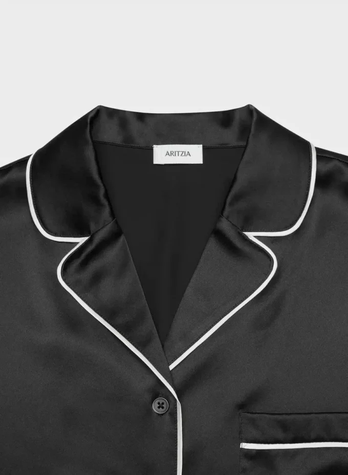 Camisa de pijama de seda Nightside