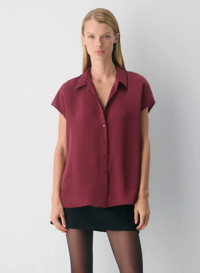 Camisa de satén Parkway Camisa de satén Parkway