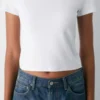 Camiseta de canalé fino BestHug™ Camiseta de canalé fino BestHug™