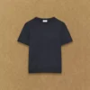 Camiseta de cuello redondo de lana merino Camiseta de cuello redondo de lana merino