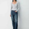 Camiseta de manga larga con cuello henley HomeStretch™ Rib Camiseta de manga larga con cuello henley HomeStretch™ Rib