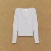 Camiseta de manga larga con cuello henley HomeStretch™ Rib Camiseta de manga larga con cuello henley HomeStretch™ Rib