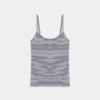 camiseta de tirantes con cuello redondo y canalé HomeStretch™ camiseta de tirantes con cuello redondo y canalé HomeStretch™