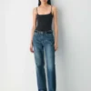 Camiseta sin mangas con cuello cuadrado Original Contour