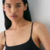 Camiseta sin mangas con cuello cuadrado Original Contour