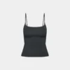 Camiseta sin mangas con cuello cuadrado Original Contour