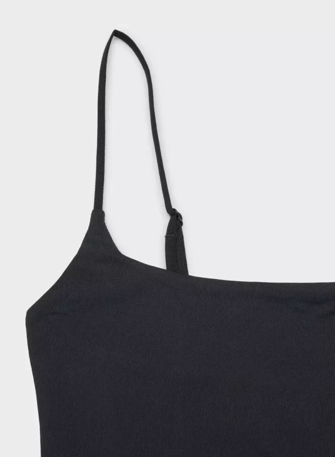 Camiseta sin mangas con cuello cuadrado Original Contour