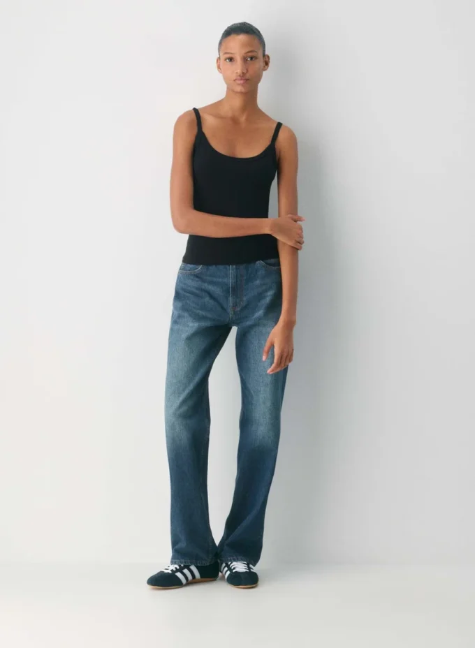 Camiseta sin mangas con cuello redondo HomeStretch™ Smooth