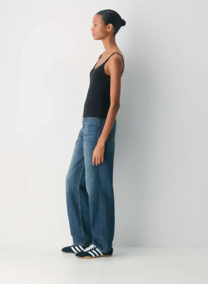 Camiseta sin mangas con cuello redondo HomeStretch™ Smooth