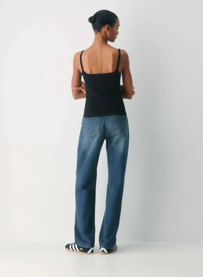 Camiseta sin mangas con cuello redondo HomeStretch™ Smooth
