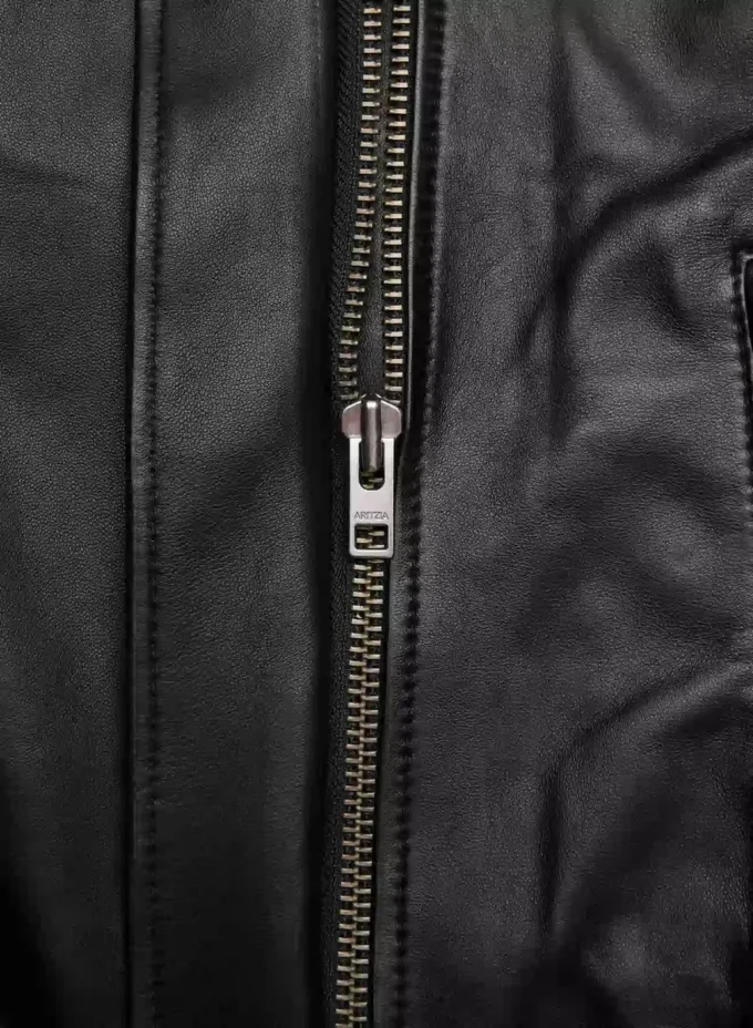 Chaqueta motera de cuero Dakota Chaqueta motera de cuero Dakota