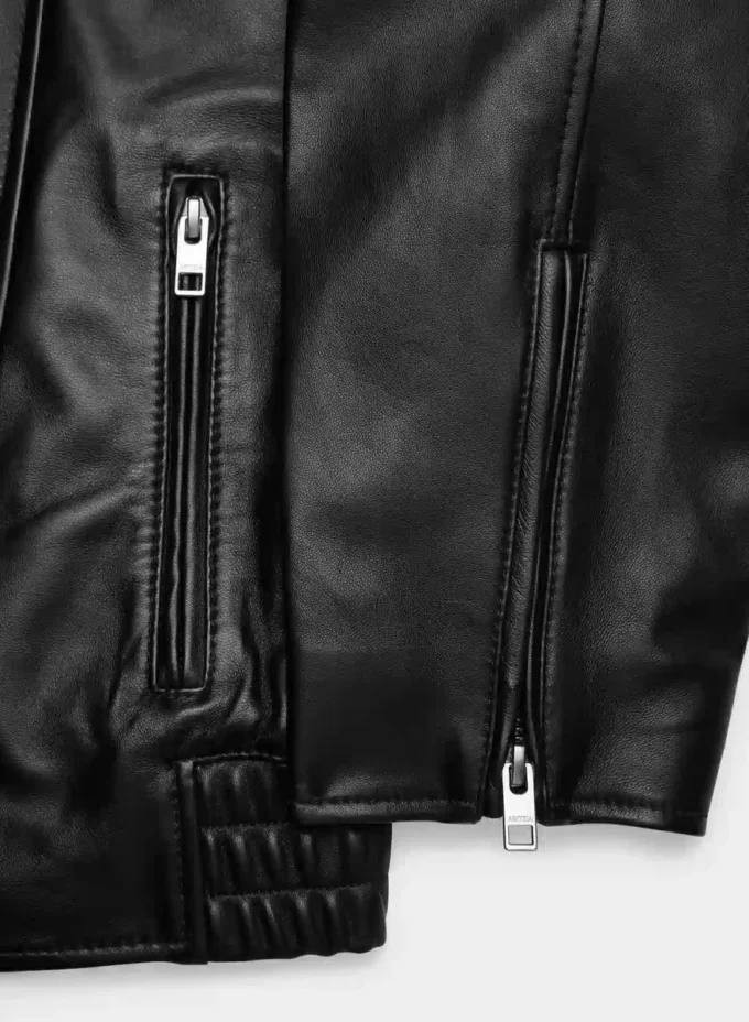 Chaqueta motera de cuero Dakota Chaqueta motera de cuero Dakota