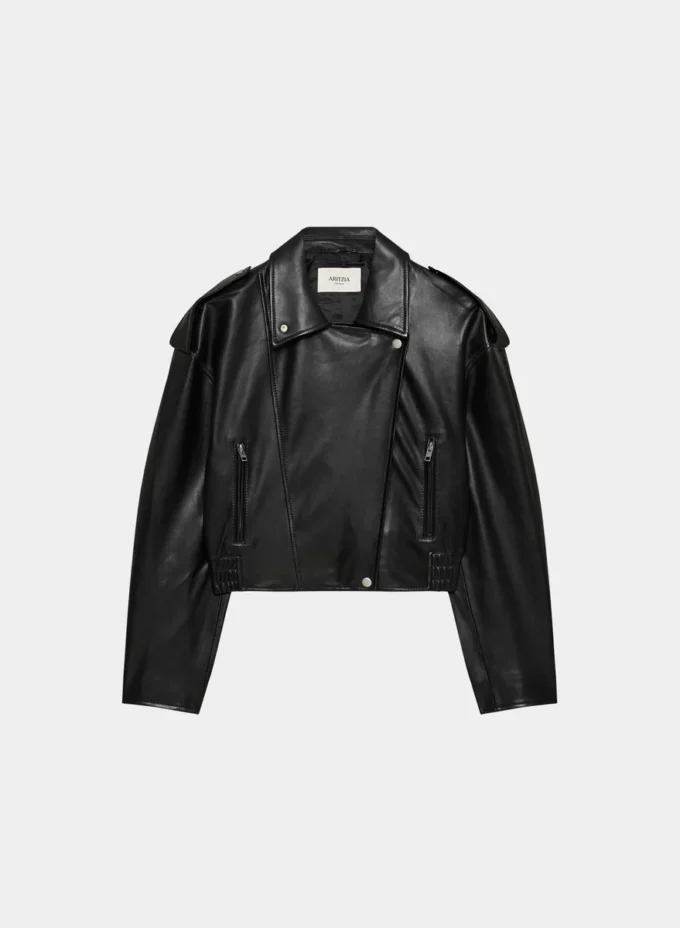 Chaqueta motera de cuero Dakota Chaqueta motera de cuero Dakota