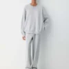 cómodo tejido de felpa. Nueva sudadera Mega Crew cómodo tejido de felpa. Nueva sudadera Mega Crew