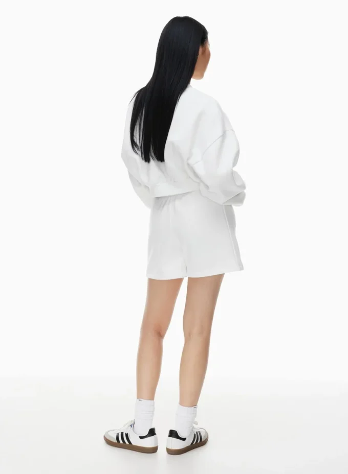 Cozy Sweatfleece Boyfriend Mid-thigh Short